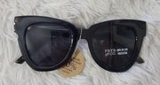 NWT Frye and Co. Black Oversized Sunglasses