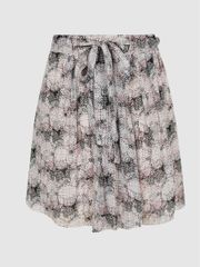 NWT  ‘Jonah’ Pink Print Circle A-Line Printed Mini Skirt- Size 4