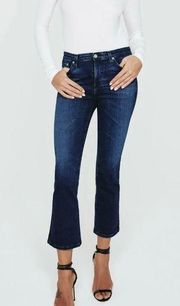 AG Adriano Goldschmied Jodi High Rise Slim Flare Minimalist Coastal Crop Jean 27