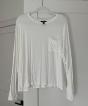 White Long Sleeve T shirt