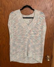 Multi-Color Striped Sweater Vest