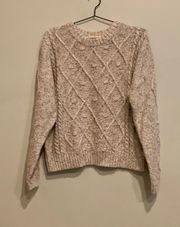 Ladies Cable Knit Sweater