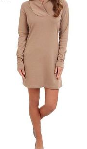 Lole Calm Wide Crewneck Pullover Sweater Dress