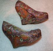 Call It Spring colorful wedges size 6