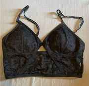 Hollister black bralette