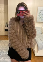 fox faux fur jacket