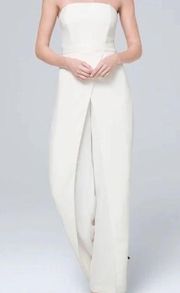 COPY - White House black market Convertible Strapless Split-Leg Jumpsuit size 1…