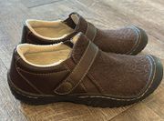 JBU By Jambu Blakely Memory Foam Textile Vegan Brown Slip On Womens Shoe 7.5