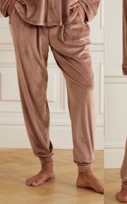 Velour Track Pants