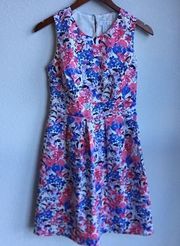 Charter Club Floral Keyhole Dress 2P