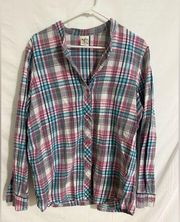 Blair‎ Women's flannel shirt size large