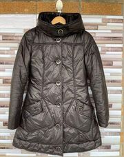 Mackage Black Leather Trim /wool jacket size small