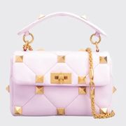 Valentino Garavani Roman Stud Medium Quilted Chain Shoulder Bag