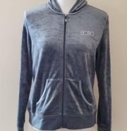 Bcbgmaxazria velvet hoodie size large