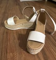 White Platform Sandals