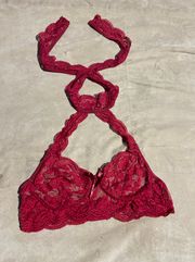 Red Lace Bralette