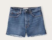 Abercrombie & Fitch Dark Wash Denim Shorts