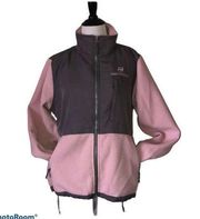 Free country‎ medium pink and grey fleece jacket