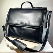 Nine West black shoulder bag/satchel laptop bag