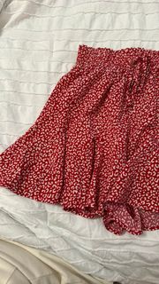 Pattern Ruffle Shorts