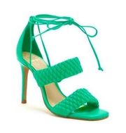 Vince Camuto Sandals Womens Size 9 Green Antilique Strappy Heels