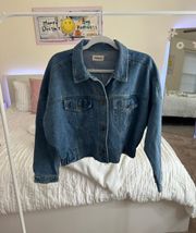  Cropped Denim Jacket 