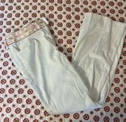 Y2k Talbots Embroidered Pants Size 8p