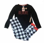 Rae Dunn Halloween MUMMY Pajama Set Lady’s Medium