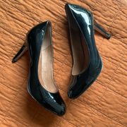 Corso Como Black patent leather heel
