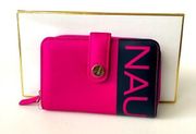 NAUTICA | Fuchsia & Black Signature Wallet