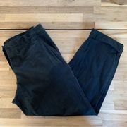 Theory Black Carpenter Cropped Trousers 8