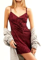 Free People Intimately  Red Mini Slip Dress