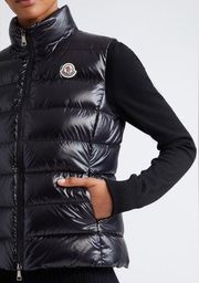 Moncler Ghany Mock Neck Down Puffer Vest