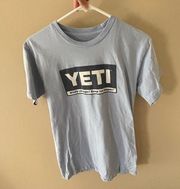 Light blue YETI tee