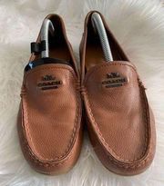 COACH “Mary Lock Up” Loafers - brown Leather - Size 8.5  - In Good Condtion