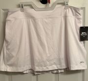 NWT Women’s size XL White Pleated Tech Tennis Skort