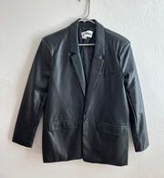 Leather Blazer