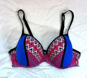 Coral Tropics by Apollo swimsuit bikini top plus 3X