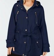 Women's Hooded Water-Resistant Anorak Coat size Small Micheal kors New jacket