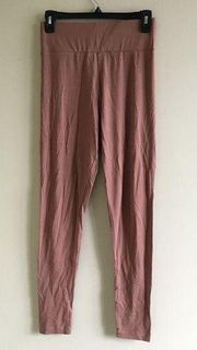 ASOS HIGH RISE LEGGINGS TIGHT SIZE 6 Brown Elastic Waist Cropped Pants