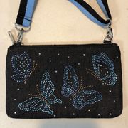 Brighton Sparkle Butterfly Bag Crossbody - New Without Tags