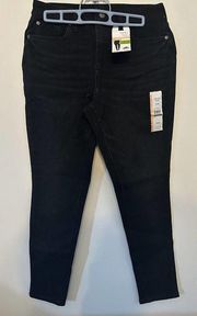 Time and Tru Jeans High Rise Curvy Womens Size 8P Petite Stretch Black Wash NEW