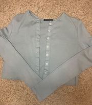 button up sweater
