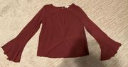 Maroon Blouse