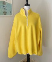 NWT  Bright Yellow Summer Boat Fleece Sunny