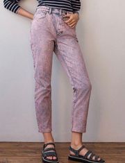 La Vie Rebeccah Taylor Ines pink acid wash Jeans size 27