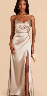 Long Champagne Dress