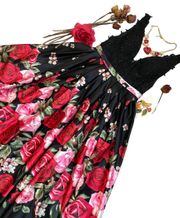 Dave & Johnny prom floral maxi dress