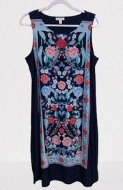 Charter Club Sleeveless Floral Print Dress Size XL