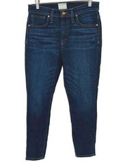 Caslon Skinny Leg Cropped Jeans Dark Wash Blue Size 28 6P